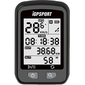 Ciclismo Computer GPS Sensore di cadenza/velocità Cardiofrequenzimetro Nero Igpsport ANT 